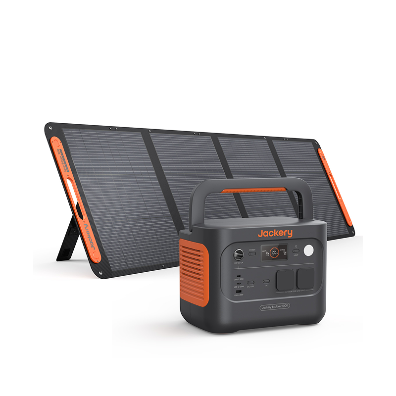 Jackery Solargenerator 1000 v2 mit einem Solarpanel