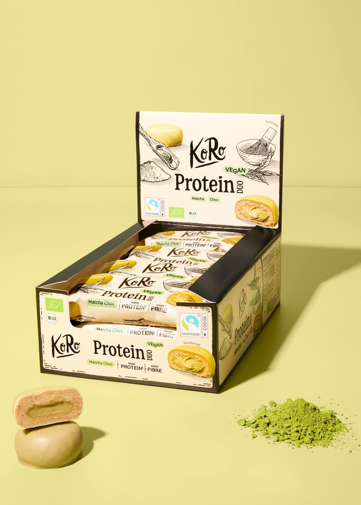 Weitere Proteinriegelpackung aus dem Sortiment von Korodrogerie