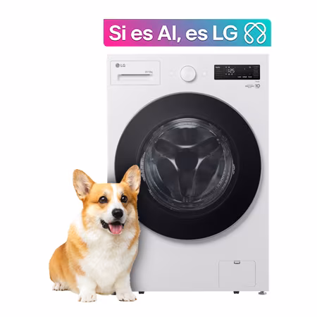 Lavasecadora LG WD20EWNTS6P en acabado oscuro