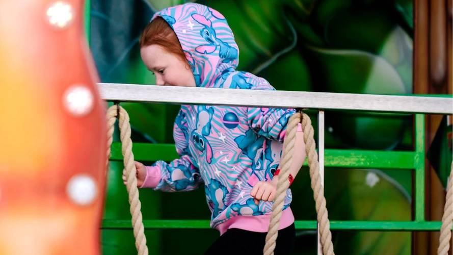 Funhouse attraction at a seasonal event