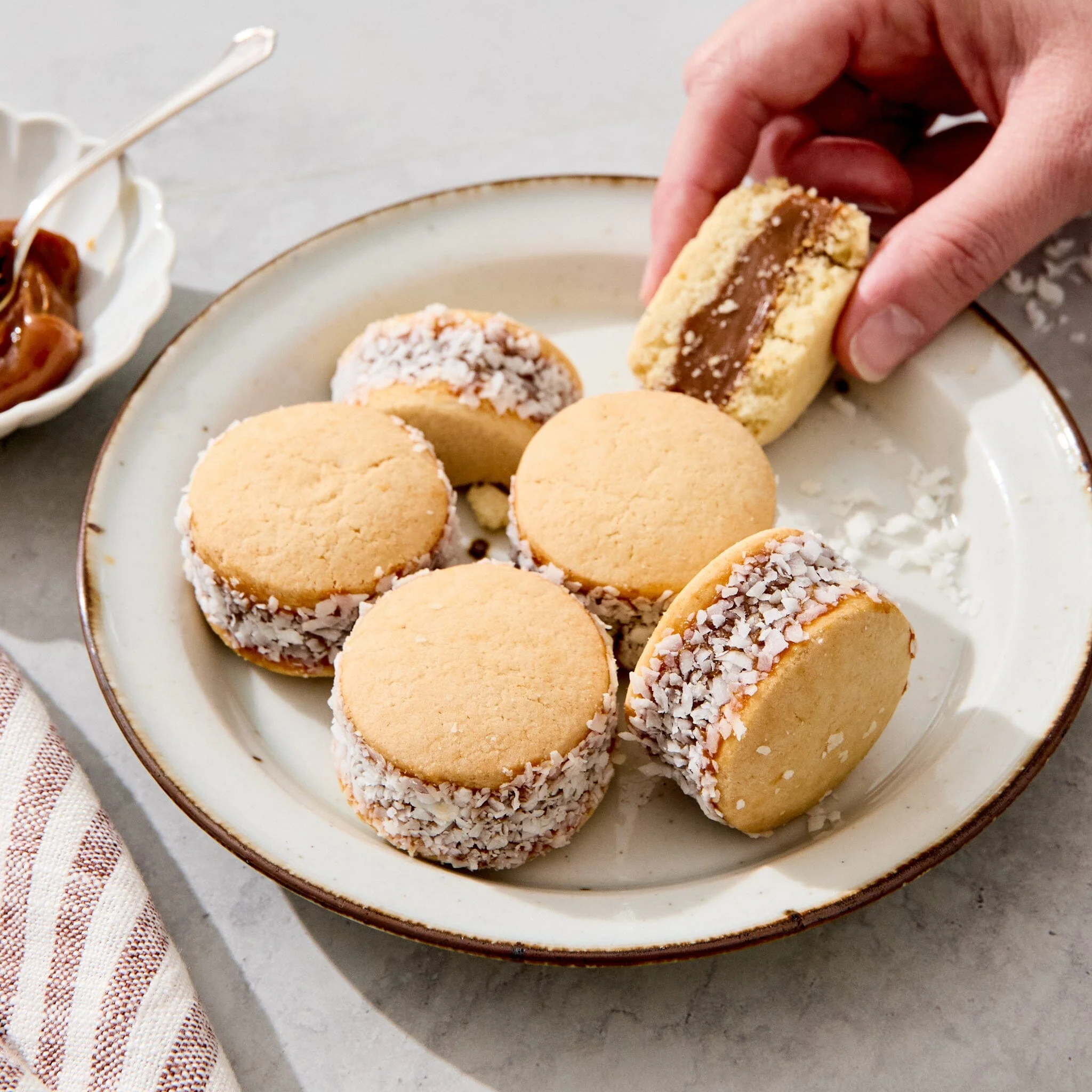 Lucila’s alfajores sandwich cookies