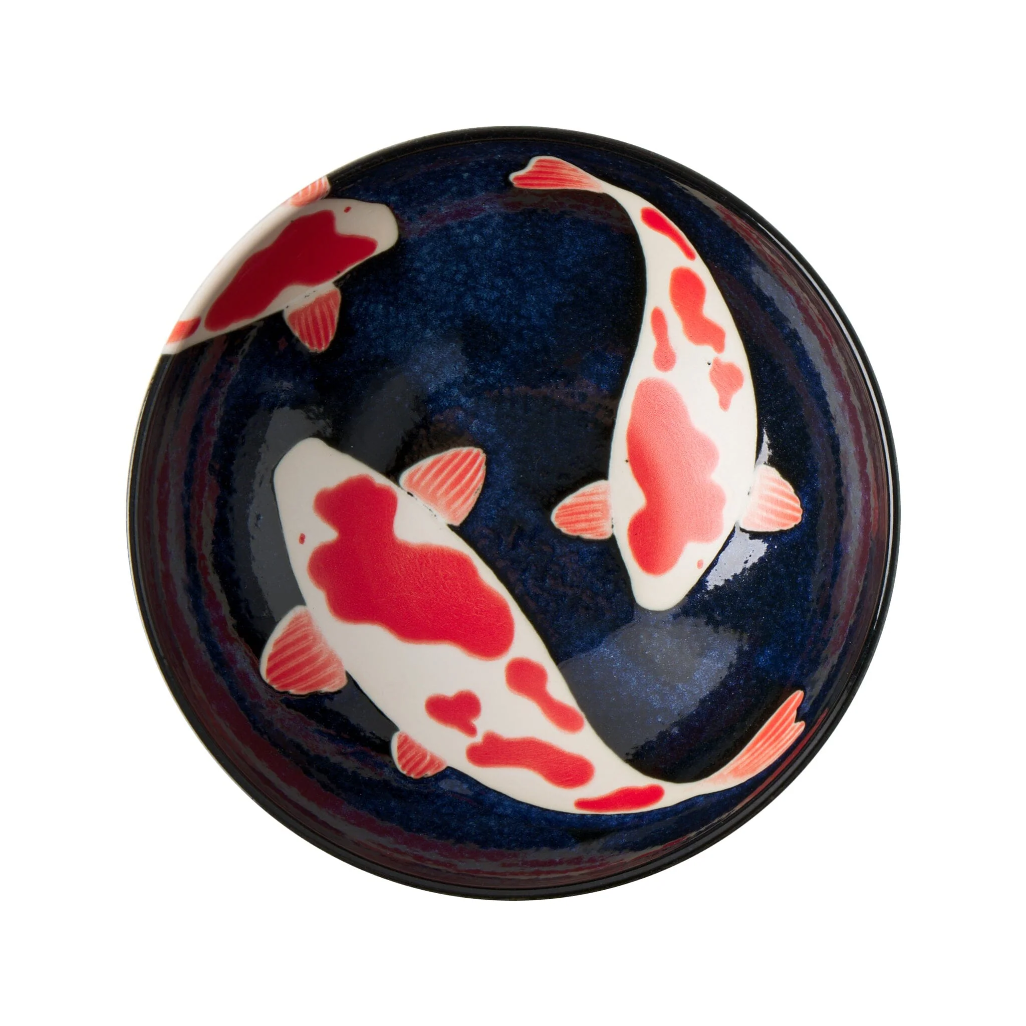Miya Company Koi ceramic ramen bowl