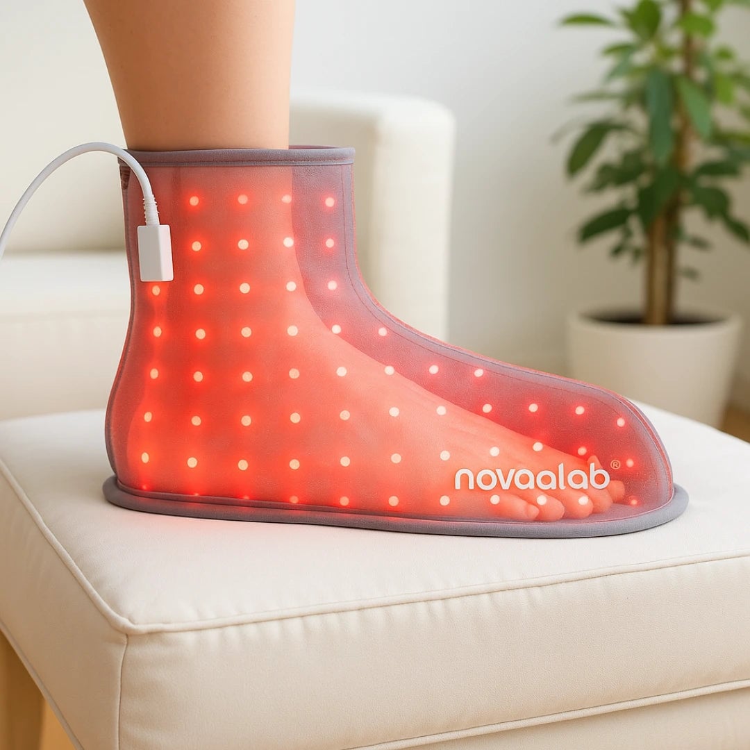 Person wearing a Novaa Light Boot