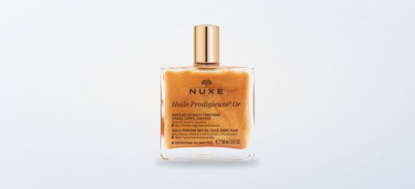 Flacone dorato di Nuxe Huile Prodigieuse Or
