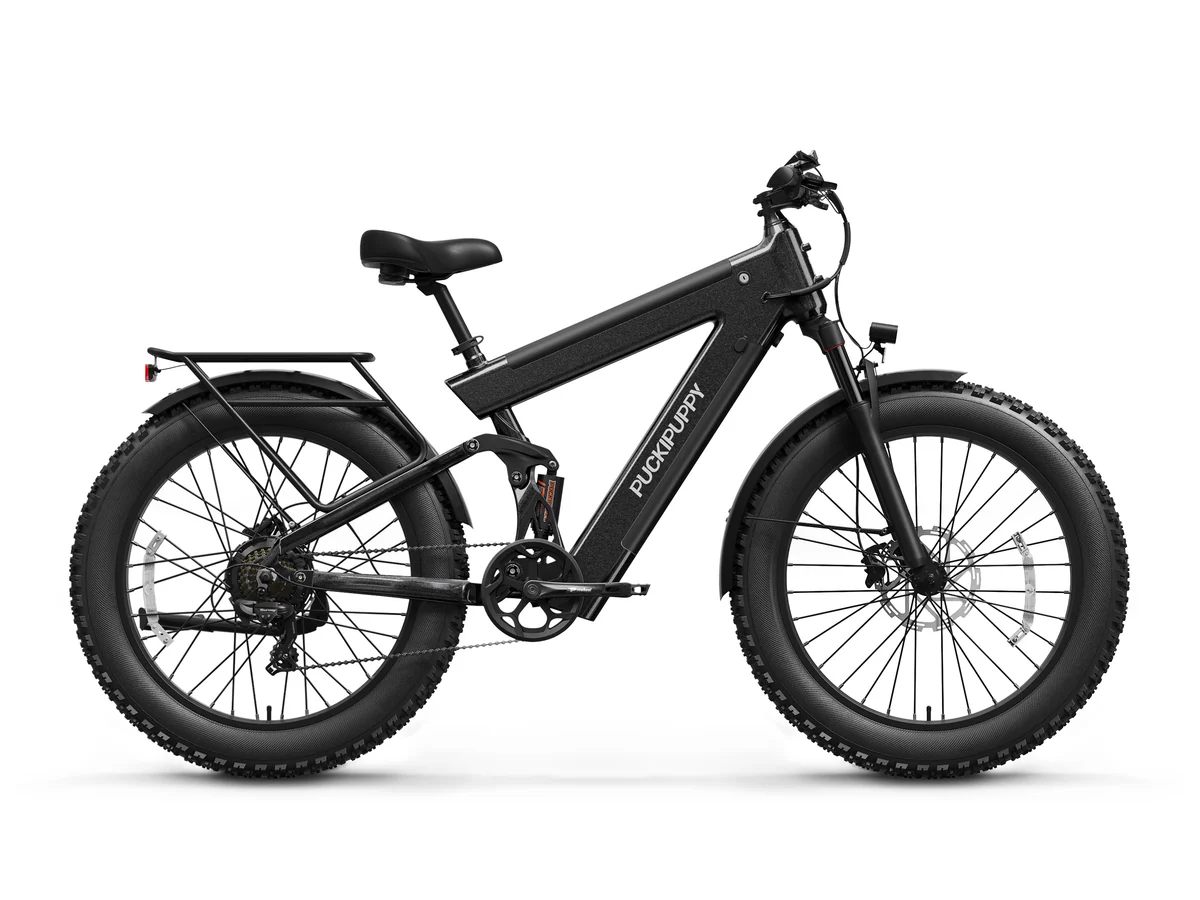 Bulldog electric bike in iron gray