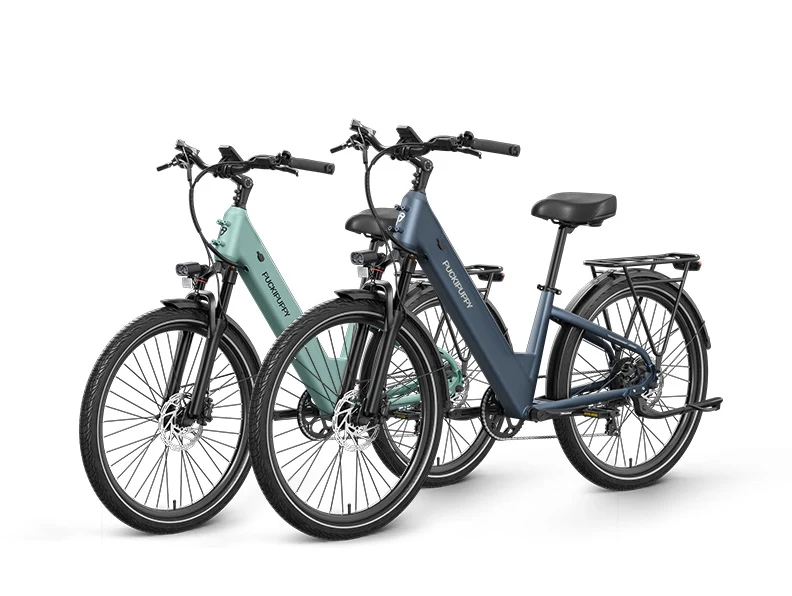 Puckipuppy Poodle Ebike displayed outdoors