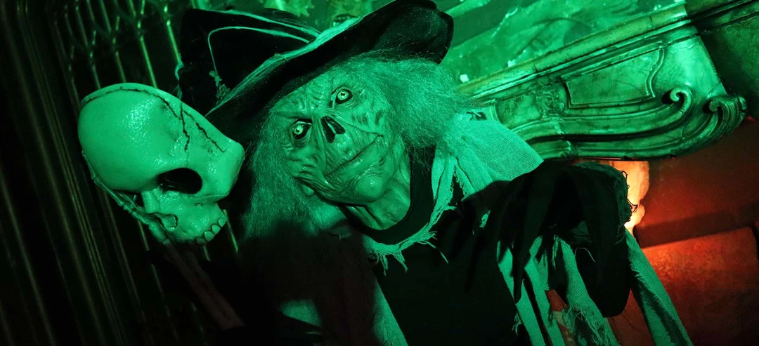 Scare actors in a Halloween event setting