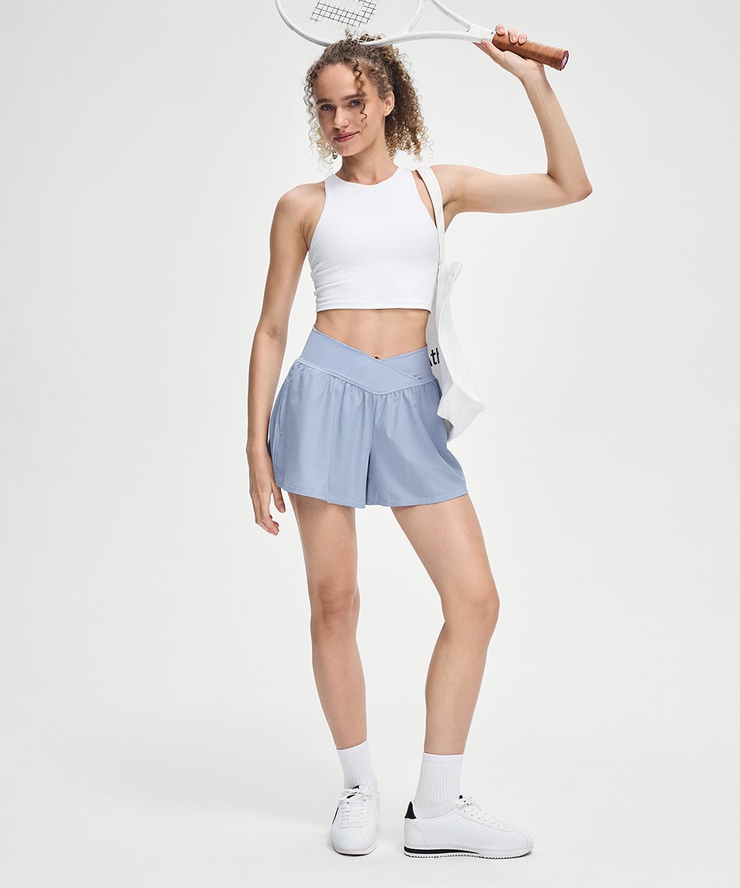 Crossover Flowy Short shown from the front
