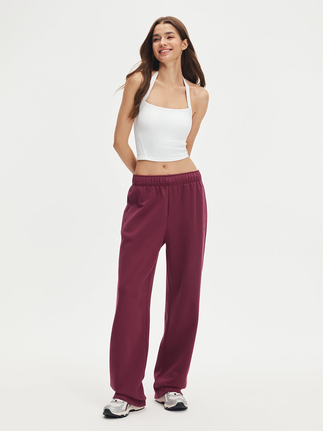 Everyday Soft Fleece Drawstring Wide Leg Sweatpants