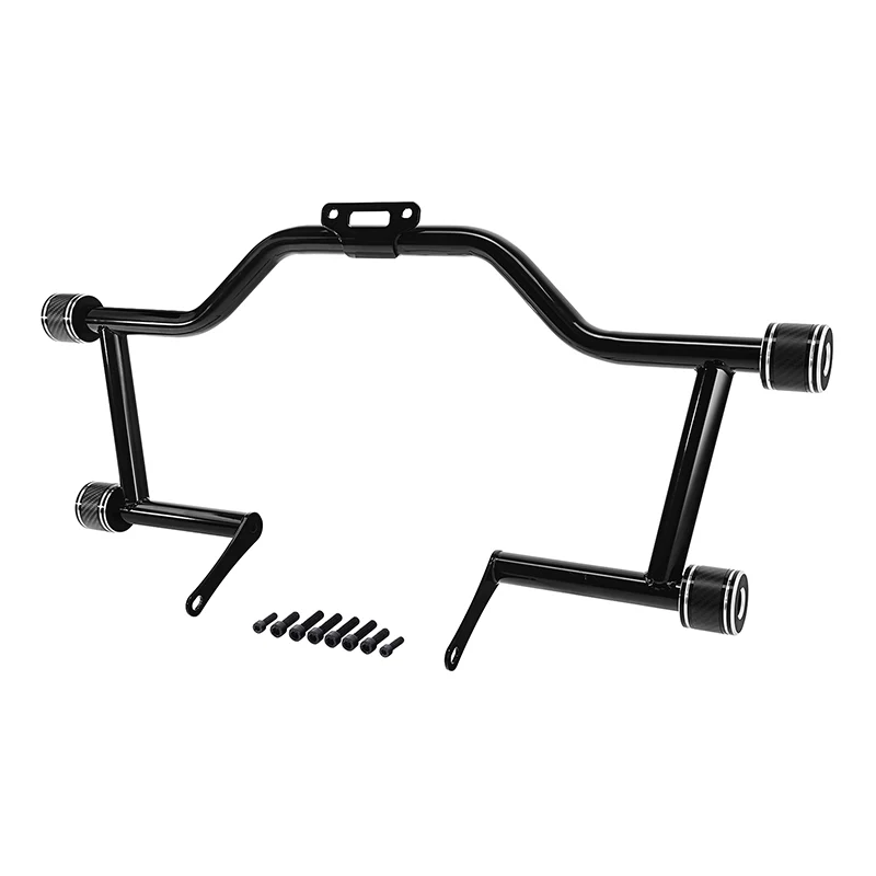 Black engine guard for Indian Springfield, Chieftain and Roadmaster motorcycles