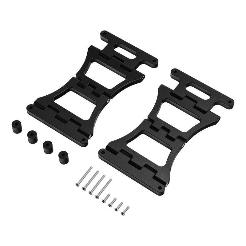 Black and gold TCMT saddlebag hinge kit shown as a motorcycle luggage component