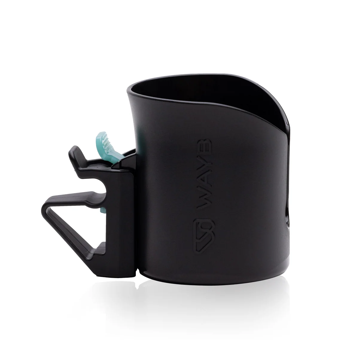 Side view of the Pico clip-on cup holder